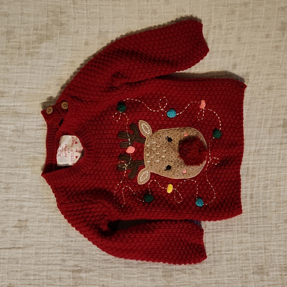 F&F Christmas sweater 6m size